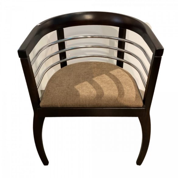 Design Székek, Króm -Fa 90-Es Évek- Art Deco Forma