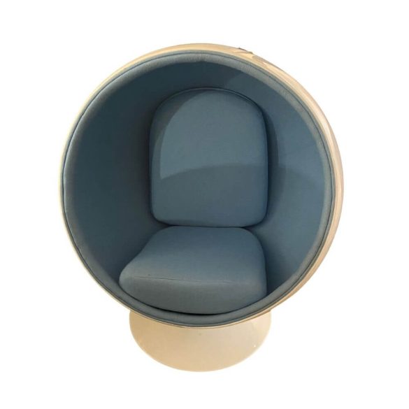 Poltrona Ball Chair 1963 utáni - fehér/kék