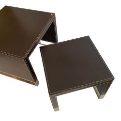Bőr Design egymásba illeszthető asztalok