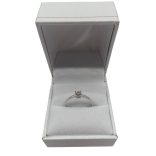 Fehérarany brilliáns gyűrű 0,4 CT