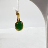 Malachit medál, arany