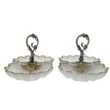 Páros Biedermeier Kínáló Üvegbetéttel 150 g