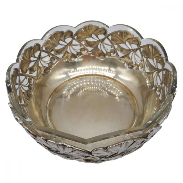 Üvegbetétes Szecessziós Kínáló 326 g