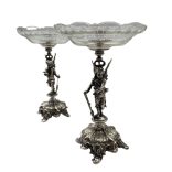 Páros üveges kínáló