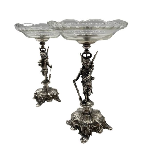 Páros üveges kínáló