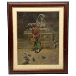 Bélaváry Burghart Rezső(1884 - 1963): Galambetetés az Operánál 