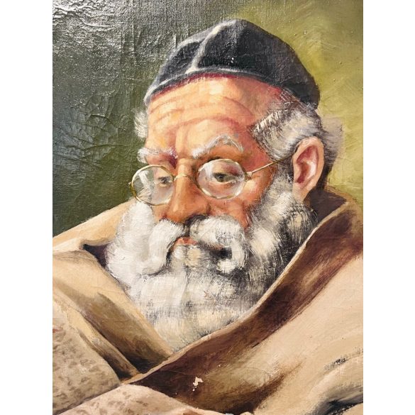 "Alföldy 963" jelzéssel: Imádkozó rabbi