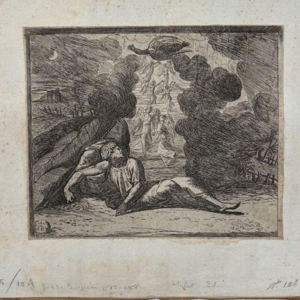 Jusepe De Ribera: Jákob álma 1615- rézkarc 