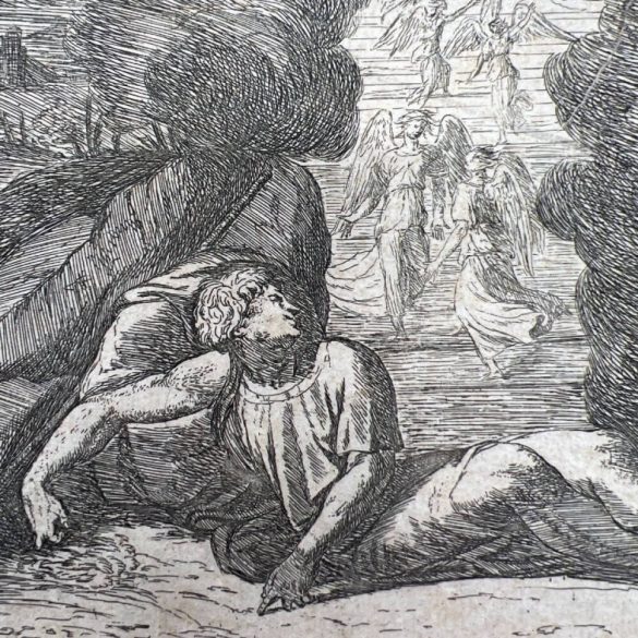 Jusepe De Ribera: Jákob álma 1615- rézkarc 