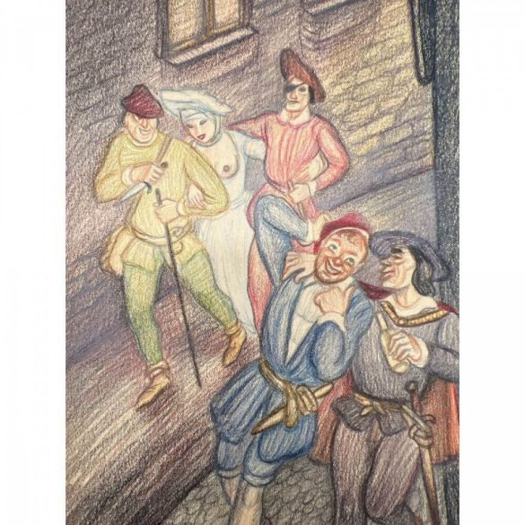 Anna Rank: Illusztráció Villon balladáihoz