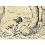 Derkovits Gyula (1894-1934): "Hódolat a fallosznak" (Egy lap Pandamonium mappából, 1920)