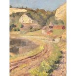 Hanz jelzéssel: Folyókanyar látképe