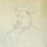 Báró Mednyánszky László: Férfi portré 