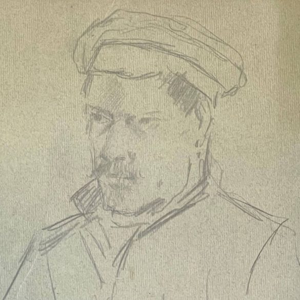 Báró Mednyánszky László: Férfi portré 