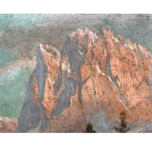 Ismeretlen festő: Tátrai hegycsúcsok