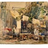 Ismeretlen festő: Keleti vásár