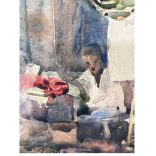 Ismeretlen festő: Keleti vásár