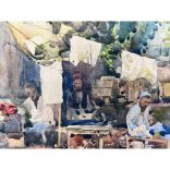 Ismeretlen festő: Keleti vásár