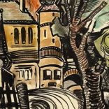 Ismeretlen orosz festő: Falusi templomtornyok