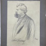 Emil Orlik: Leon Gambetta francia elnök portréja