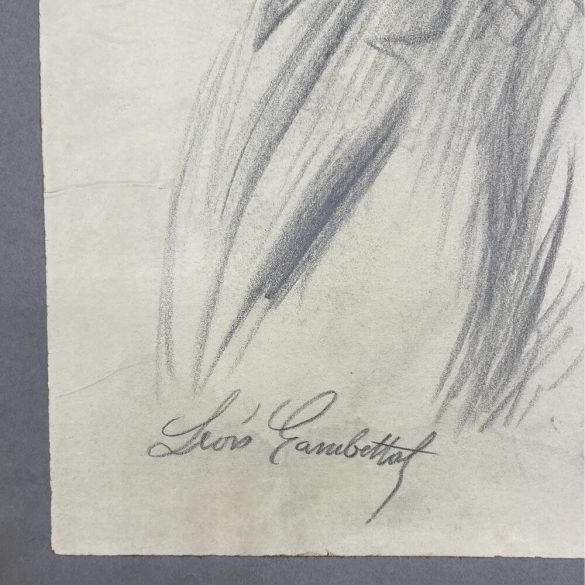 Emil Orlik: Leon Gambetta francia elnök portréja