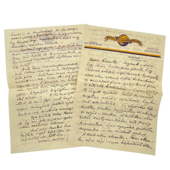 Darvassy István (1888-1960) festő családi levelezése
(Múzeumoknak, adattároknak, a festő életútját kutató művészettörténészeknek javasolt megvételre. )