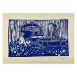 Német (NDK) képzőművészek linoalbuma