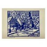 Német (NDK) képzőművészek linoalbuma