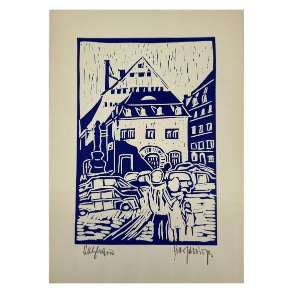 Német (NDK) képzőművészek linoalbuma