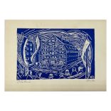 Német (NDK) képzőművészek linoalbuma