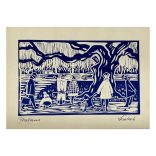 Német (NDK) képzőművészek linoalbuma