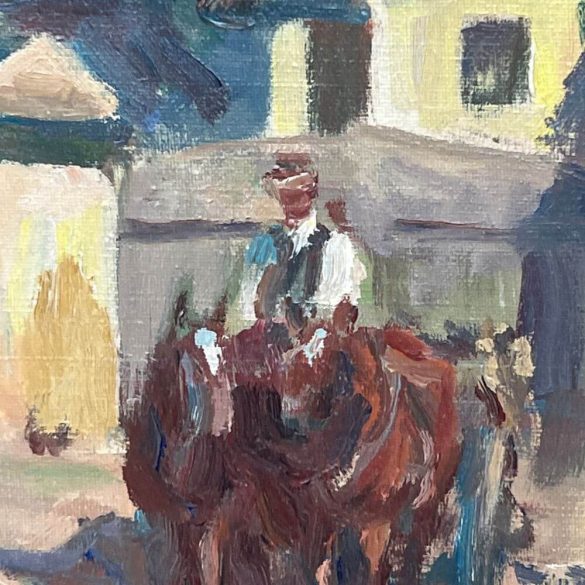 Zórád Géza (1880-1960): Falusi udvar