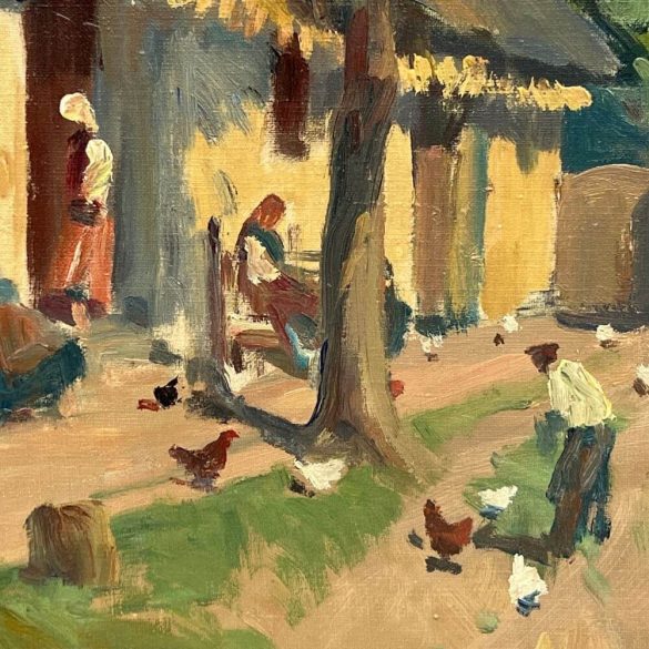 Zórád Géza (1880-1960): Falusi udvar