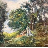 Herman Lipót (1884-1972): Fürdőzők a tisztáson