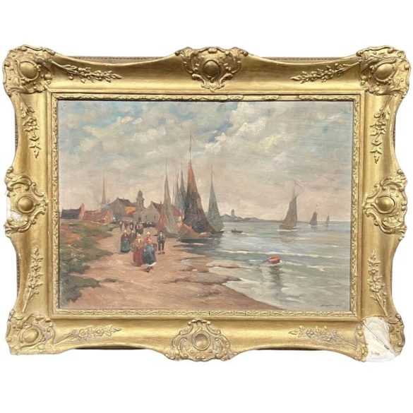 Krupka Ferenc (1870-1928): Holland tengerparton
