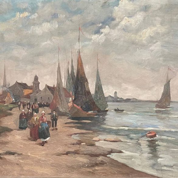 Krupka Ferenc (1870-1928): Holland tengerparton