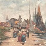 Krupka Ferenc (1870-1928): Holland tengerparton