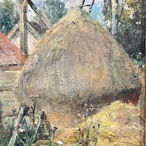 Kubányi Lajos (1855-1912): Hátsókert csacsikkal