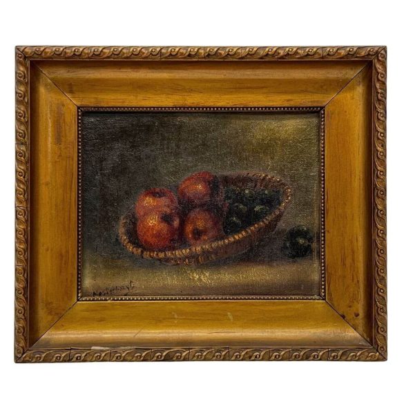 Mesterházy Dénes (1900-1949): Gyümölcskosár az asztalon