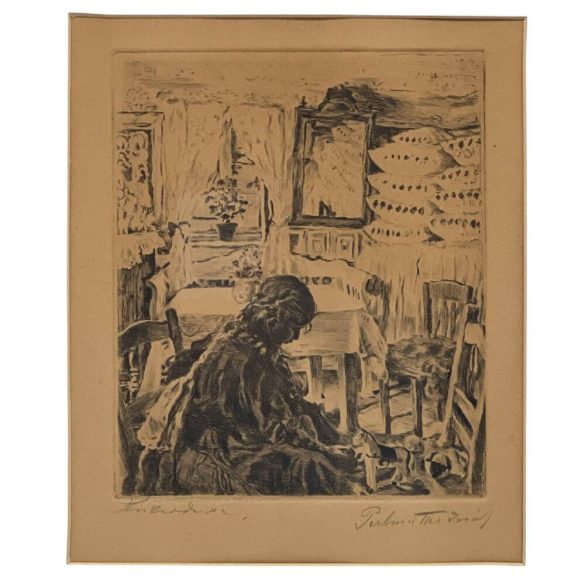 Perlmutter Izsák (1866-1932) - Prihoda István (1891-1956): Kislány a tisztaszobában
