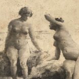 L. Euler jelzéssel, 1920 k.: Aktok a tengerparton