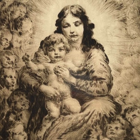 Prihoda István (1891-1965): Madonna a gyermekkel