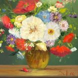 Schranz jelzéssel, 1980 k.: Virágcsendélet 