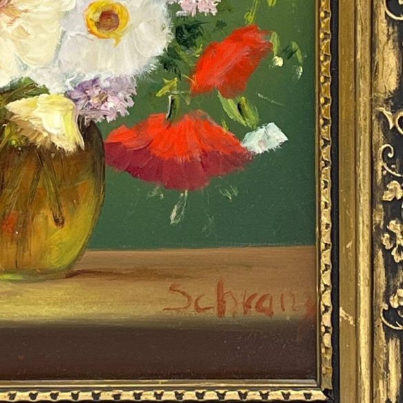 Schranz jelzéssel, 1980 k.: Virágcsendélet 