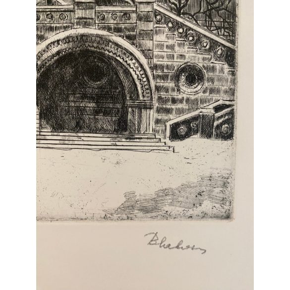Blahos Rudolf (1917-1986): Halászbástya télen