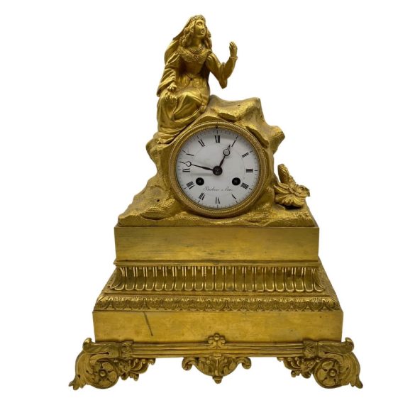Kandalló óra, francia (1880 körüli)