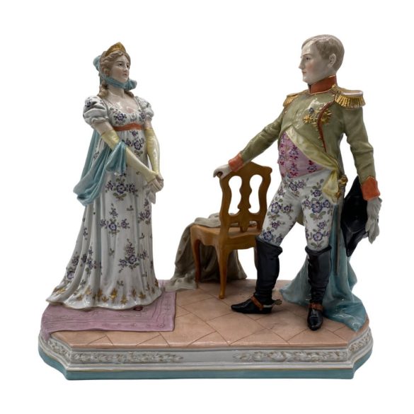 Francia Kerámia Nepóleon És Felesége