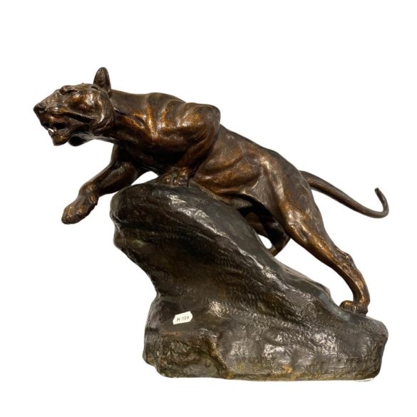 Jules Eduard Masson- Bronz Tigris Szobor