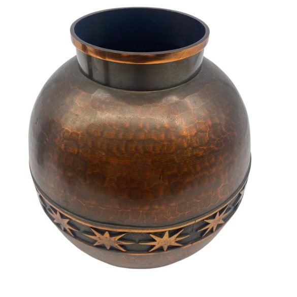 Bronz Váza Csillagmintával Középen