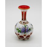  Kézzel festett Bieder üvegpalack madár és természetábrázolással (dugó nélkül) 